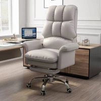 Chaise de bureau ergonomique, Support de corps confortable, mobilier de salon en cuir, chaise de jeu, vente en gros, usine chinoise