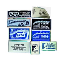 Écran LCD de compteur de vitesse de moto à bas prix de haute qualité personnalisé VA HTN TN STN Segment Scooter écran LCD pour odomètre