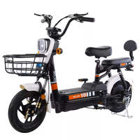 Vélo électrique adulte nouveau design à prix d'usine chinois, moyeu arrière en acier, fonctionnalités numériques, batterie au plomb 500W, autonomie 60km