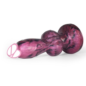 Oferta caliente: Plug anal de nudo grande con ventosa, superficie lisa, dildo de fantasía animal, dildo monstruoso para estimulación de próstata para mujeres - Product Image 5