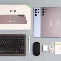 Tablet Android 10 Inci 64GB Komputer Tablet 10,95 Inci Layar IPS HD WiFi 3G Slot Kartu SIM GPS Tablet PC 10" Panco P10