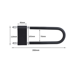 고보안 투야 스마트 지문 <span class=keywords><strong>U</strong></span>-락 콤비네이션 락 IP67 방수 USB 충전 알루미늄 및 유리문용 - Product Image 6