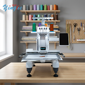 Máquina de Bordar Computarizada YingHe, Nuevo Modelo para Uso Doméstico, de Una Cabeza y 4 Agujas, Área de Bordado de 360mm*260mm, 800 RPM, 120W, Fácil de Operar - Product Image 1