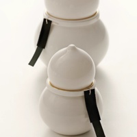 Bougie parfumée en céramique aromathérapeutique, décoration d'intérieur, bougie parfumée en cire de soja en forme de gourde créative avec couvercle pour Pâques