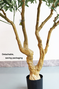 Piante di Ulivo Artificiali Realistiche, Grandi Alberi con Frutti Neri, Decorazione Verde per Soggiorno - Product Image 4