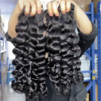 Extensions de cheveux naturels bruts du Cambodge, lots de cheveux vierges indiens Remy, vente en gros de cheveux humains bouclés vietnamiens et birmans pour revendeurs