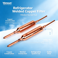 Filtre déshydrateur en cuivre haute performance, durable, pièces essentielles pour la réfrigération et l'échange de chaleur, pièces de rechange pour systèmes de refroidissement