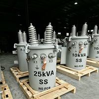 Transformador Eléctrico Monofásico Sumergido en Aceite Hongwei de 100 kVA, 50/60 Hz, para Sistemas de Distribución de Energía