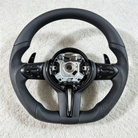 Volant sport M en cuir pleine fleur pour BMW F20 F10 F30 F36 F25 F01 F48 E90 E87 E70 avec palettes de changement de vitesse, accessoires auto
