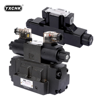 Amplificateur hydraulique à 3 vannes avec télécommande YXCHK DSHG-04-3C2-DL-T-D24, avec soupapes de siège hydrauliques, pression de 21 MPa, garantie d'un an