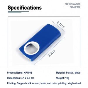 Customized logo Plastic Bottle Opener, Cheap Multi-purpose Beer Bottle Opener, Used for Promotional Advertising <b>Gifts</b> - Product Image 4
