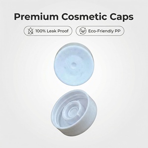 Tapa de rosca de plástico blanca al por mayor de 19 mm y 22 mm con <span class=keywords><strong>cierre</strong></span> acanalado y revestimiento sellador para tubos cosméticos y ungüentos farmacéuticos - Product Image 5