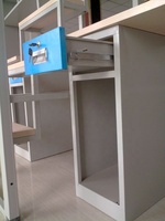 Lit d'appartement en métal de dortoir d'étudiant d'université de nouvelle conception avec le bureau/lit pour le lit de grenier/grenier avec la glissière