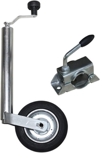 Roue de remorque de 500 lb, roue simple de 8 pouces en caoutchouc plein, poignée supérieure, roue simple pour remorque de <span class=keywords><strong>caravane</strong></span> - Product Image 2