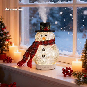 Máy khuếch tán tinh dầu siêu âm hình người tuyết Giáng sinh dễ thương bằng gốm 100ml dành cho trẻ em - Product Image 1