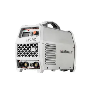 WS-200 IGBT 수동 아르곤 아크 이중 목적 용접기 AC-220V +/-10% 정격 입력 용량 5KVA 부하 전압 60V