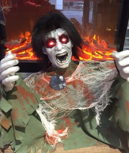 ของเล่นไฟฟ้าตกแต่งวันฮาโลวีน อุปกรณ์ประกอบฉากขนาดใหญ่จะบันทึกเจ้าบ่าวและเจ้าสาวผี - Product Image 4