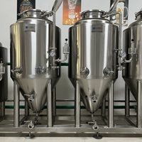 Cuve de micro-fermentation personnalisable 200L en acier inoxydable 304 de haute qualité pour la brasserie artisanale, idéale pour la maison et les restaurants