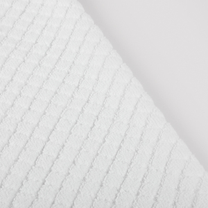 Vente en gros 100% coton Jacquard tapis de bain serviettes blanc doux hôtel <span class=keywords><strong>pied</strong></span> serviette serviette de sol style moderne pour usage domestique - Product Image 6