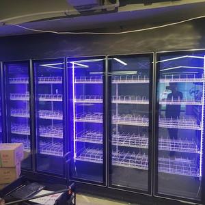 Refrigerador Vertical con Puertas de Vidrio, Enfriador de Bebidas, Congelador de Vegetales, Congelador de Bebidas en Venta - Product Image 3