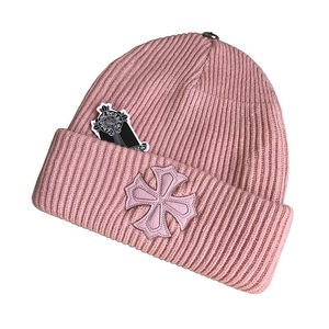 Gorro <span class=keywords><strong>de</strong></span> Punto Multifuncional con Patrón Cruzado - Gorro Térmico <span class=keywords><strong>de</strong></span> <span class=keywords><strong>Invierno</strong></span> para Parejas con Detalle <span class=keywords><strong>de</strong></span> Pompón - Product Image 3