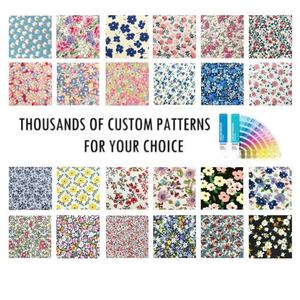 Tela de Muselina de Doble Gasa 100% Algodón con Estampado Floral Personalizado y Estampado de Dibujos Animados para Pijamas y Mantas de Bebé - Product Image 6