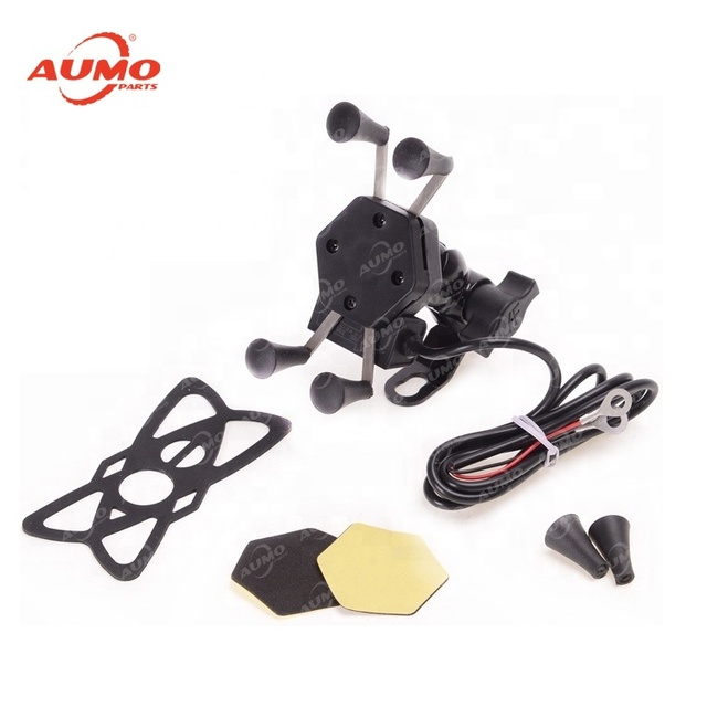 Wholesale Motorcycle Accessories Universal Mobile Holder Bracket with Charger