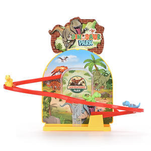 Bricolage assembler des jouets <span class=keywords><strong>de</strong></span> piste électriques Suspension magnétique dinosaure toboggan Puzzle piste jouet sauter dans la glissière avec lumière et <span class=keywords><strong>musique</strong></span> - Product Image 1