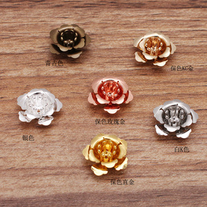 铜镀酸洗6色15mm * 7三层立体花A15(07232)件 - Product Image 1