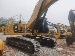Excavatrices hydrauliques Caterpillar 349D2 d'occasion de haute qualité, 50 tonnes, en stock, avec brise-roche - Product Image 2