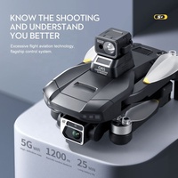 Drone professionnel 5G WiFi FPV 4K HD avec double caméra, évitement d'obstacles laser 360°, moteur brushless, retour GPS, quadricoptère RC