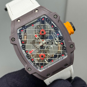 Montre pour homme de haute qualité en fibre de carbone 27-04, montre mécanique à tourbillon, montre de luxe haut de gamme, design tendance pour les affaires, étanche - Product Image 2