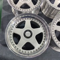 Jeu de jantes forgées deux pièces, design concave profond, fixation par boulons, entraxes 5x100 5x108 5x112 5x114.3 5x120 5x130, en alliage d'aluminium OZ Futura