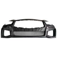 Pare-chocs avant de haute qualité en fibre de carbone véritable style AIMGAIN avec décoration de lèvre pour Infiniti Q50 Q50S Skyline V 37 400R 2014