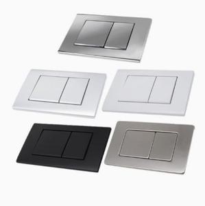 Nuevas Invenciones en Accesorios para Inodoros, Botón <span class=keywords><strong>Doble</strong></span> de Acero Inoxidable SS304, Placa de Descarga Dorada Cepillada, Panel de <span class=keywords><strong>Cisterna</strong></span> de <span class=keywords><strong>Inodoro</strong></span> Oculto - Product Image 2