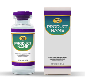 Etiquetas Adhesivas Personalizadas con Logotipo Premium de 3 ml, 5 ml, 10 ml, Etiquetas <span class=keywords><strong>Láser</strong></span> Holográficas para Botellas, Cajas de Embalaje para Frascos - Product Image 2