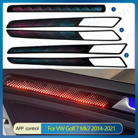 Kit d'éclairage d'ambiance LED décoratif RHD/LHD 10/30 couleurs pour Volkswagen Golf 7 GOLF 7.5 MK7 2015-2021