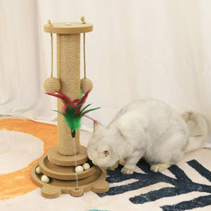 Cat Scratch Board Toy Verschleiß feste Sisal-Klauens äule ohne Krümel Self-Hi Anti-Boredom Vertikaler Katzen kletter Kratz baum kratzer - Product Image 1