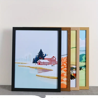 Diskon besar Set bingkai foto kayu bingkai foto kualitas tinggi warna kustom bingkai foto putih