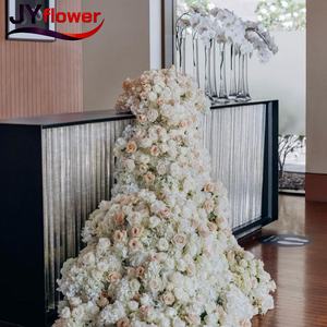 JY Pas Cher Prix 12 Têtes 2 Branches Matériel De Soie Plantes Semis De Fleurs D'<span class=keywords><strong>orchidée</strong></span> Artificielle pour La Décoration - Product Image 1