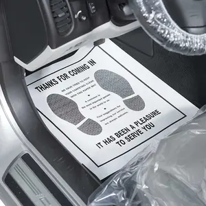 17*21 "papier met plastic gecoat wegwerp auto vloermatten