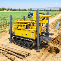 Foreuse hydraulique portable CE tout-terrain en bon état pour puits d'eau profonds DTH, 200m-300m