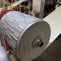 Papier peint en marbre autocollant 3D en mousse, auto-adhésif, imperméable, pour cuisine et salle de bain, décoration