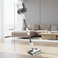 Aspirateur à main 36V haute aspiration sans fil avec lumière LED pour le nettoyage des sols et des tapis à la maison
