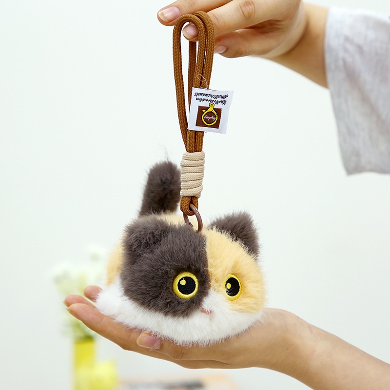 Three-flower cat pendant 17cm