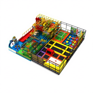 Cama de trampolín suave para niños de nuevo diseño, alfombrilla de SALTO para interiores con red protectora, garantía de 1 año - Product Image 1