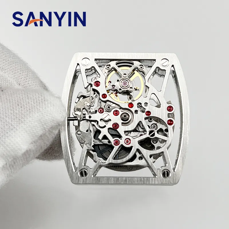 SANYIN New Self-winding Automatic Tourbillon Mechanical Wrist Watch Tool Movement Parts Bezel Accessories Manufacturer Face dial