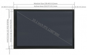 Écran tactile Raspberry Pi de 10,1 pouces, résolution 1280 × 800, moniteur IPS HD MI - Product Image 3