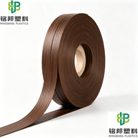 Bande de chant PVC à performance stable, écologique, flexible, largeur et épaisseur personnalisables pour meubles de cuisine, armoires et mobilier en MDF