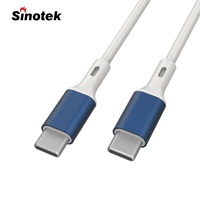 Kabel Data USB C ke C Bersertifikasi MFi Pabrik Cina Grosir Kabel Pengisian Cepat Terlaris